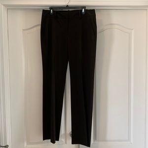 Halogen new Taylor got dark brown pants trousers size 12 curvy fit.